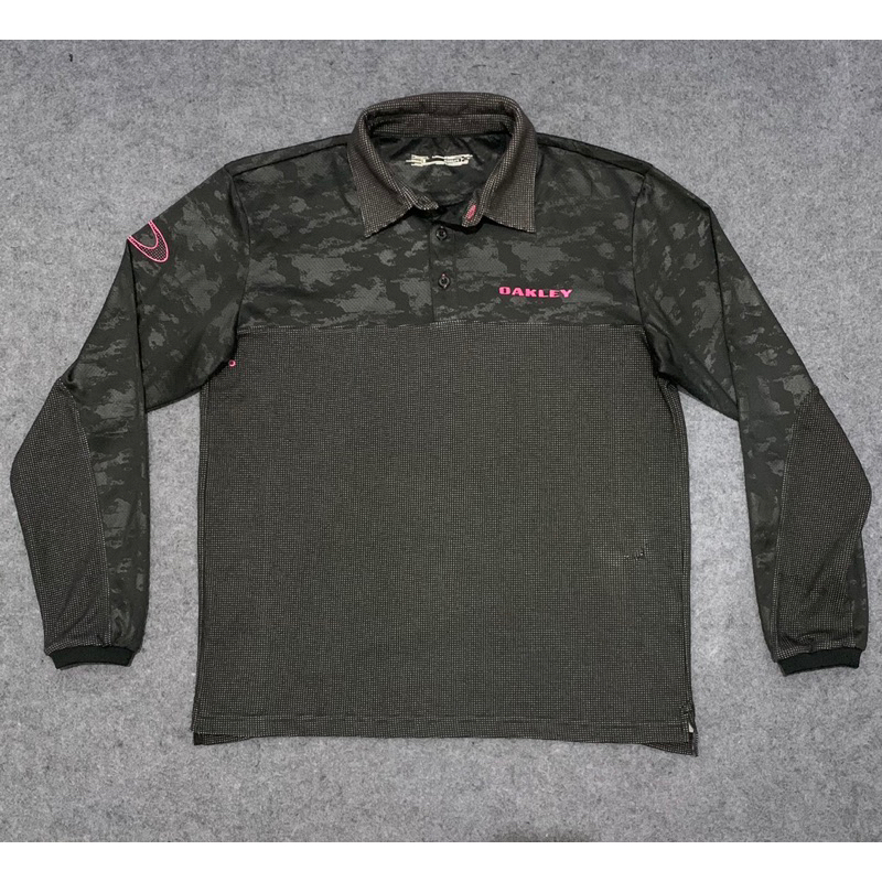 Oakley Long sleeve Camoe Polo Golf Shirt