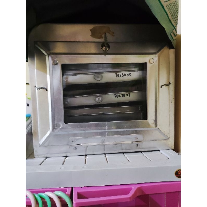 oven tangkring bekas pake 2x saja + loyang