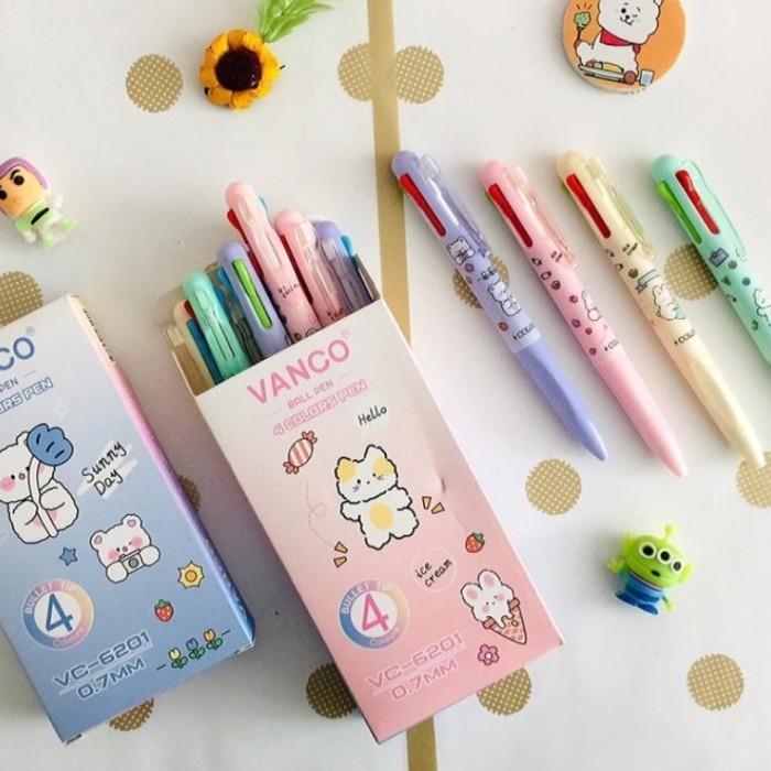 

Bolpoin 4 Warna Fancy Vanco