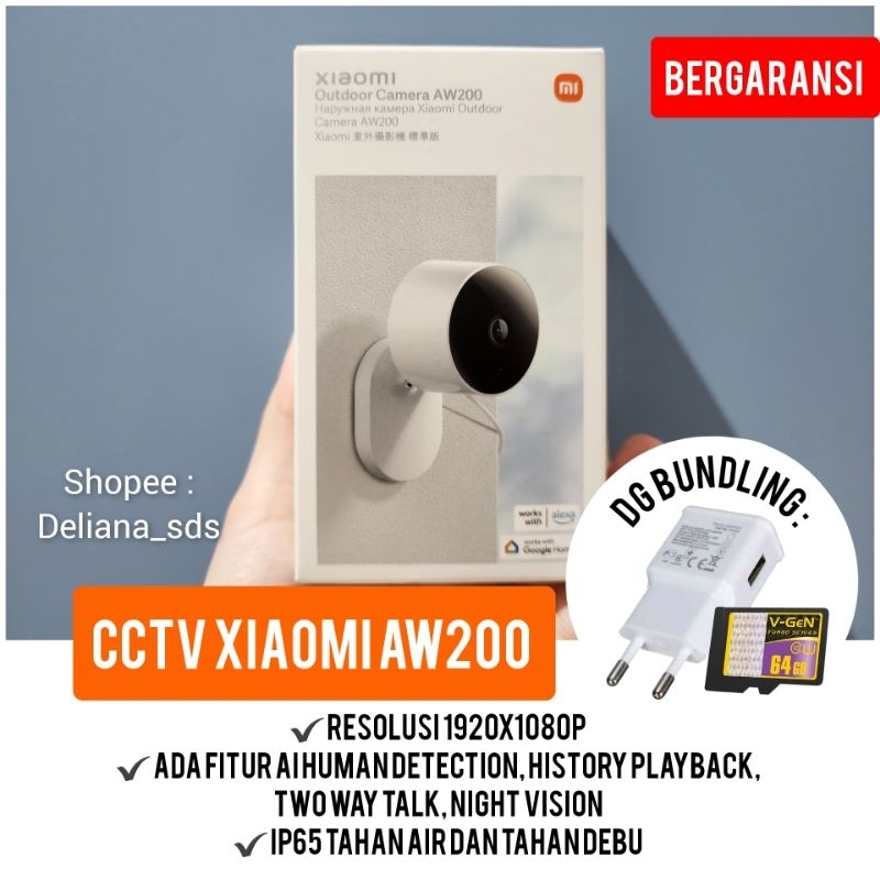 CCTV Xiaomi AW200 FHD 1920x1080p Garansi Resmi 1 Tahun Cctv Portable Xiaomi AW200 Cctv Outdoor Xiaom