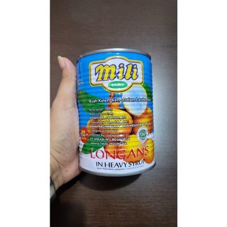 

(readystok) Makanan ringan mili longan kaleng lengkeng kaleng makanan jadi