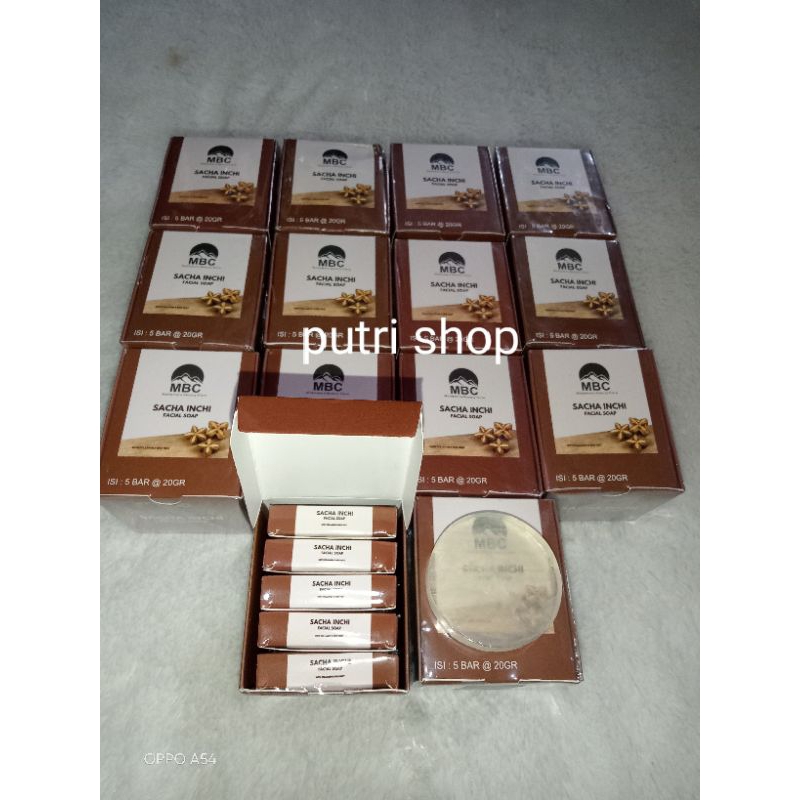 sabun Sacha inchi facial soap Mahameru 20 gram 100% ORIGINAL