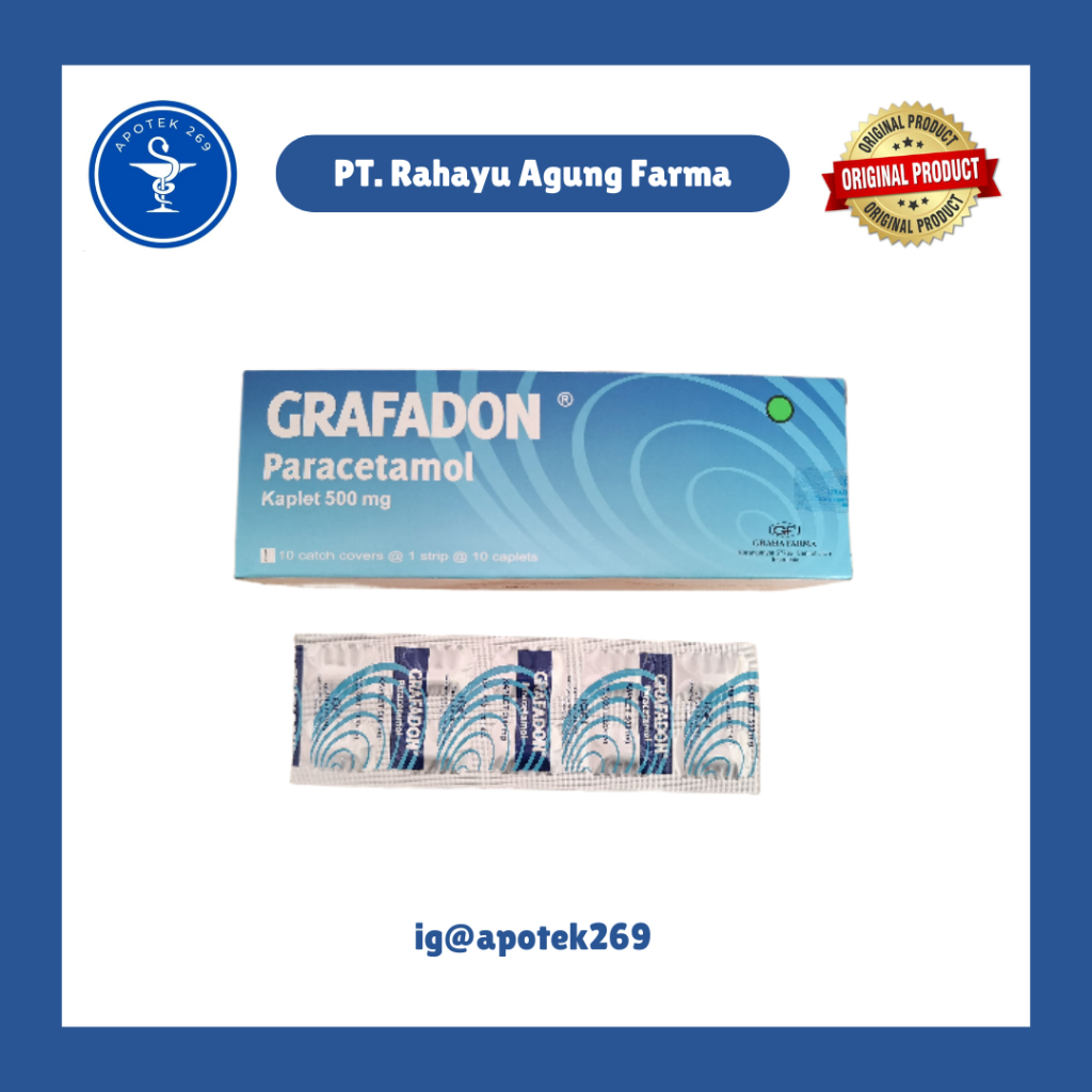 Grafadon Paracetamol 500 MG Isi 10 Kaplet