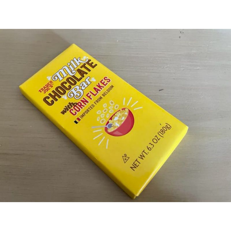 

Trader Joe's Milk Chocolate Bars with Corn Flakes