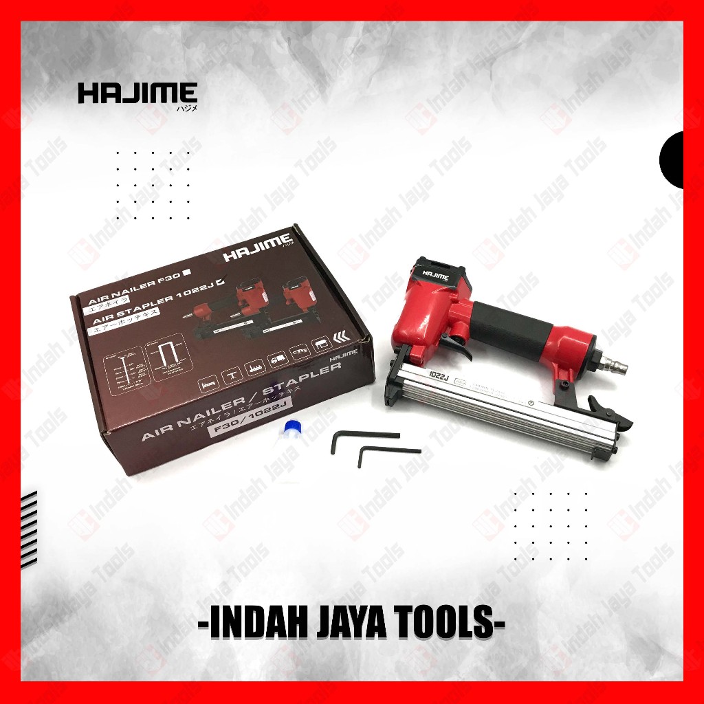 

HAJIME Air Stapler 1022J - Mesin Alat Paku Tembak Angin Staples Nailer Gun