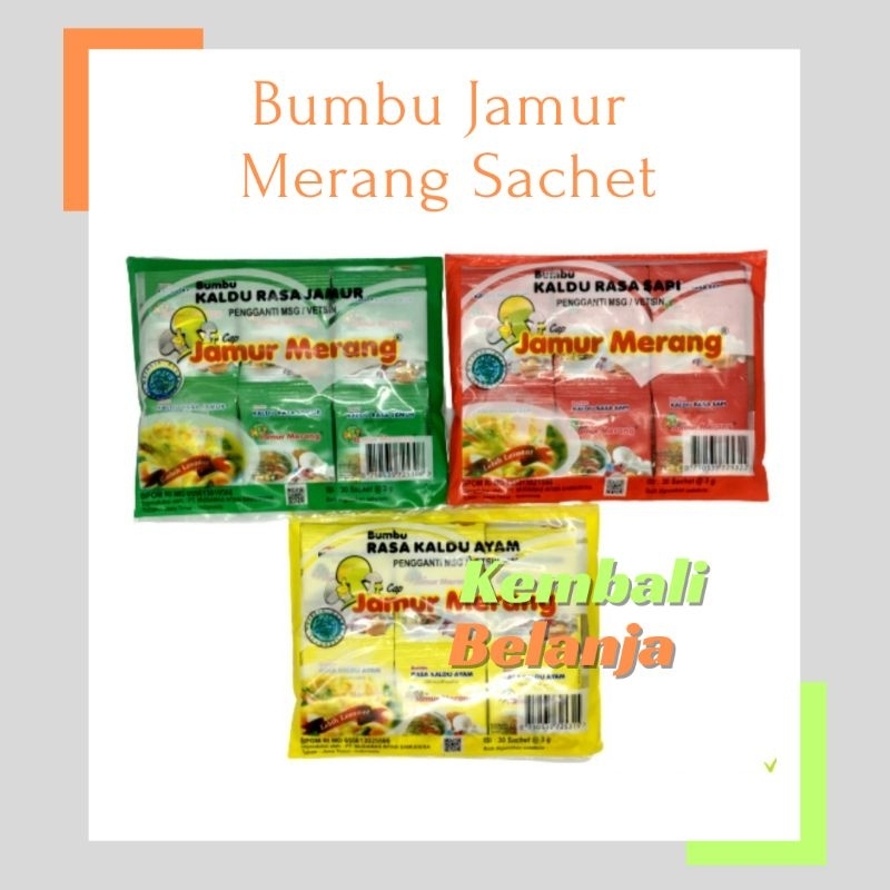 

Kaldu Jamur Cap Jamur Merang Sachet/ Bumbu Serbaguna Cap Jamur Merang/ Kaldu Jamur Merang