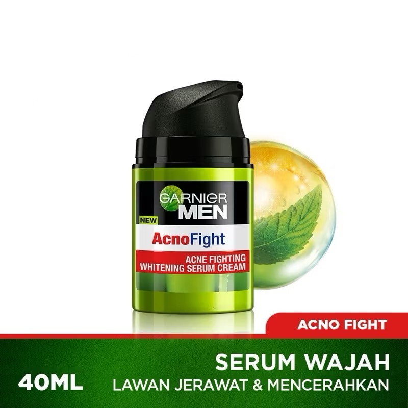 Garnier Men Acno Fight Acne Fighting Brightening Serum Cream 40ml