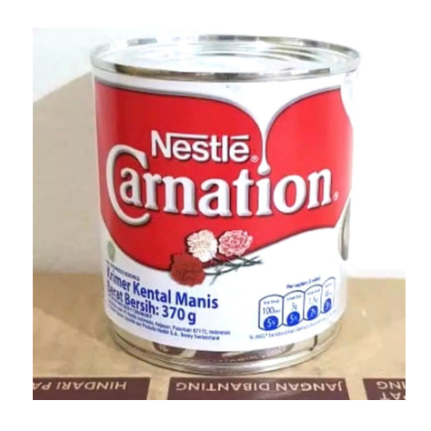 

NESTLE CARNATION Susu Krimer Creamer Kental Manis Carnation 370 Gr ML