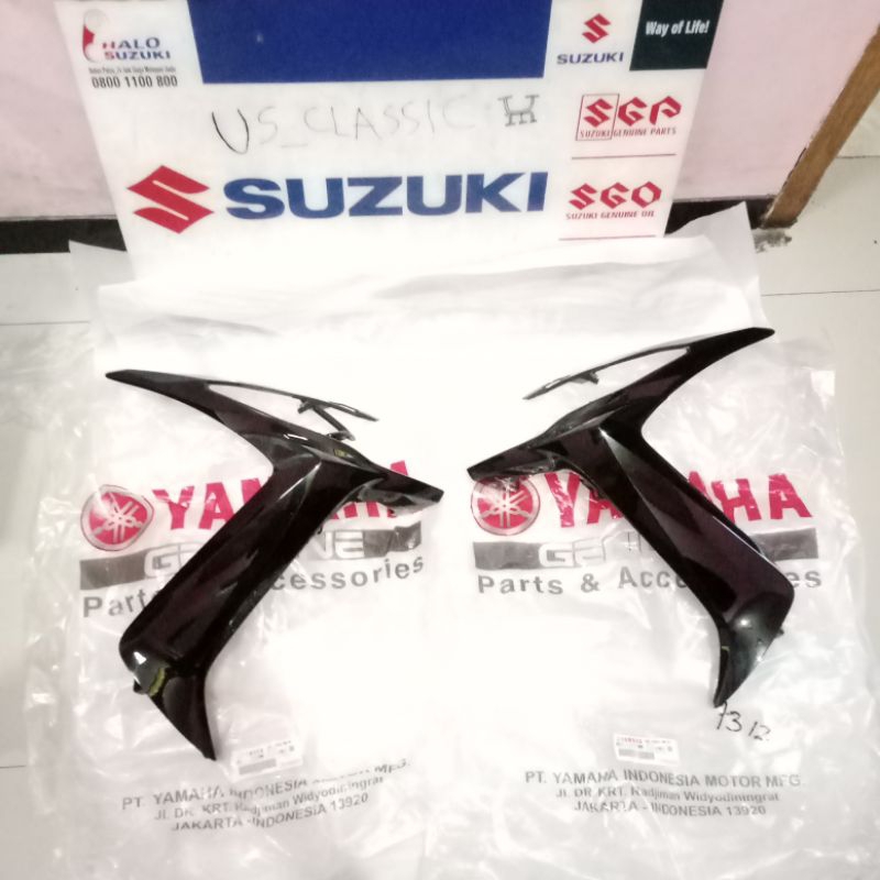 Body Tameng Sayap Depan Cowling Yamaha Xeon Karbu Old Lawas 44D Hitam Original YGP