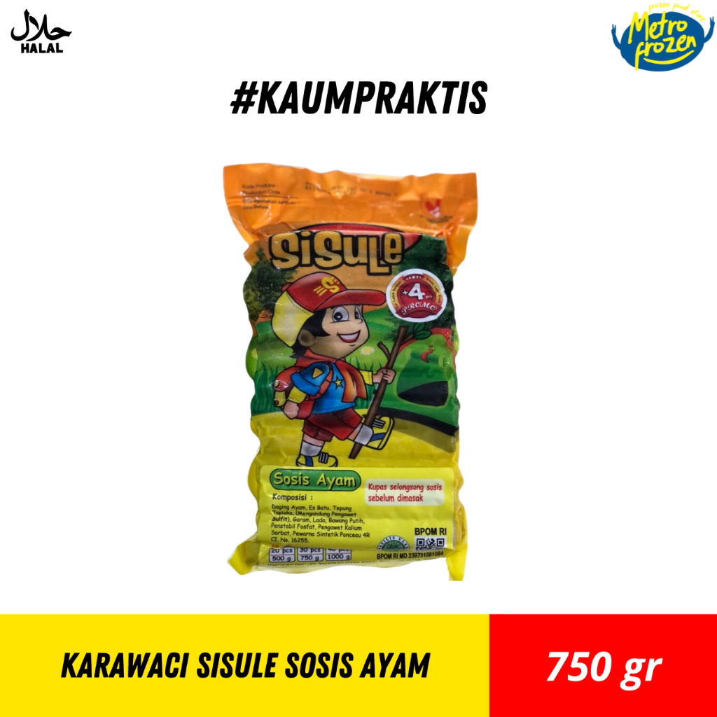 

KARAWACI SISULE Sosis Sapi 750gr //sosis ayam karawaci //sosis ayam instan Banjarmasin