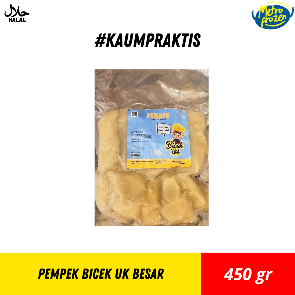 

Pempek Bicek UK besar 450gr //pempek bicek //pempek instan Banjarmasin