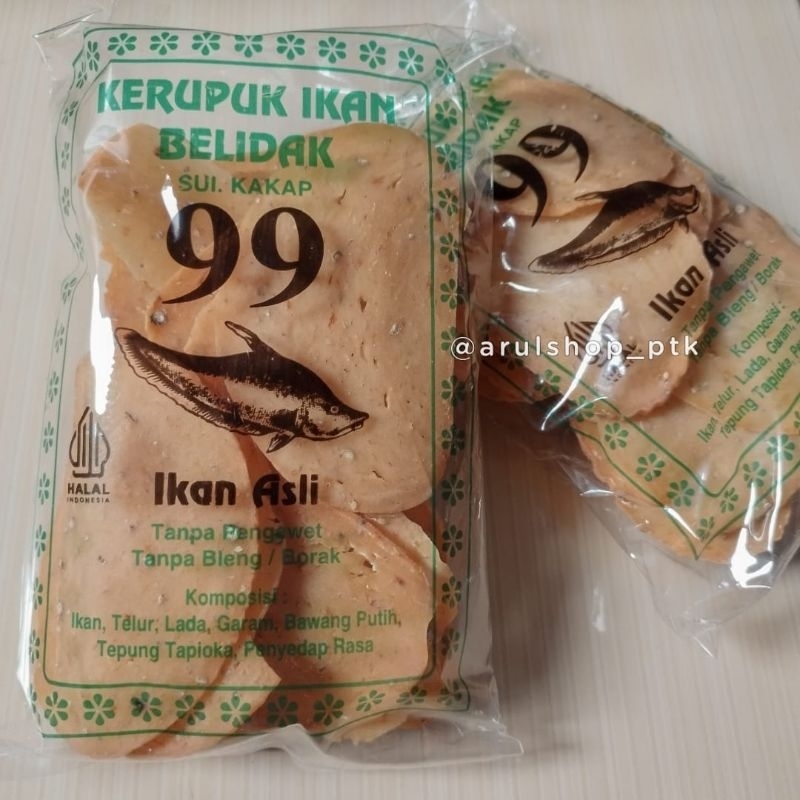 

Kerupuk Ikan Belidak Cap 99 Sui Kakap