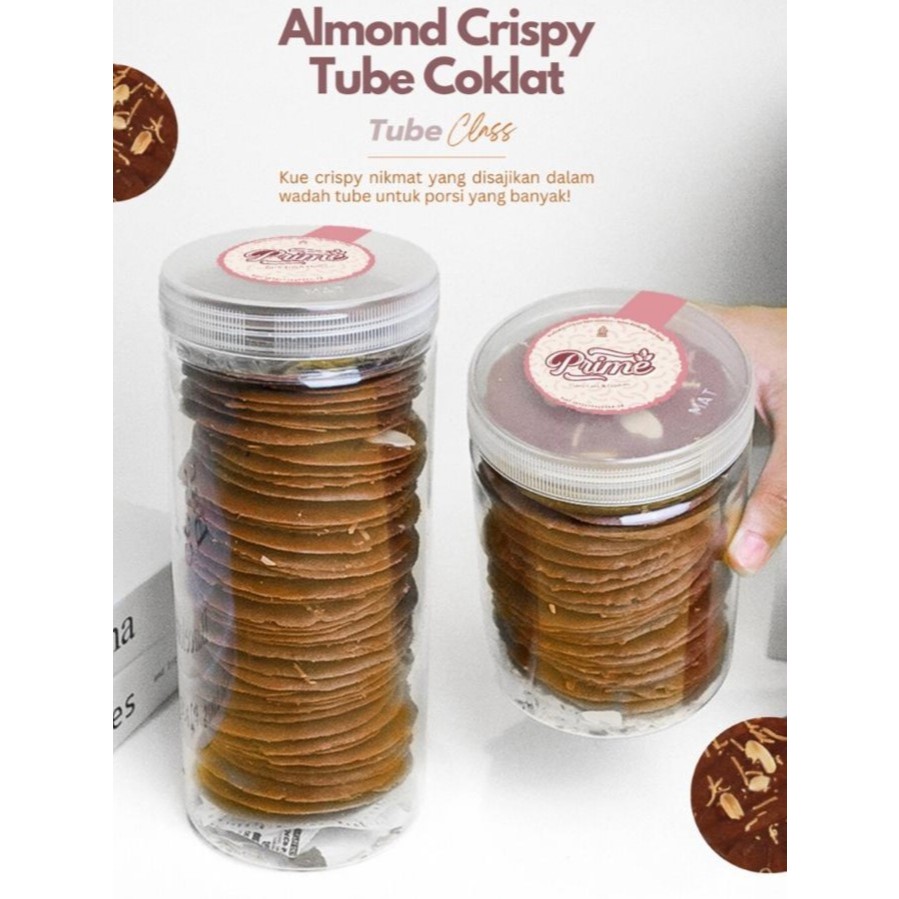 

Prime Cookies-Almond Crispy Coklat Tube Class Small/Large