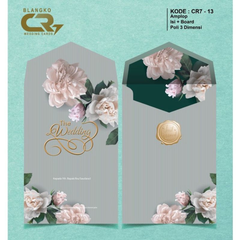 Undangan CR7 13 hard cover free desain + plastik