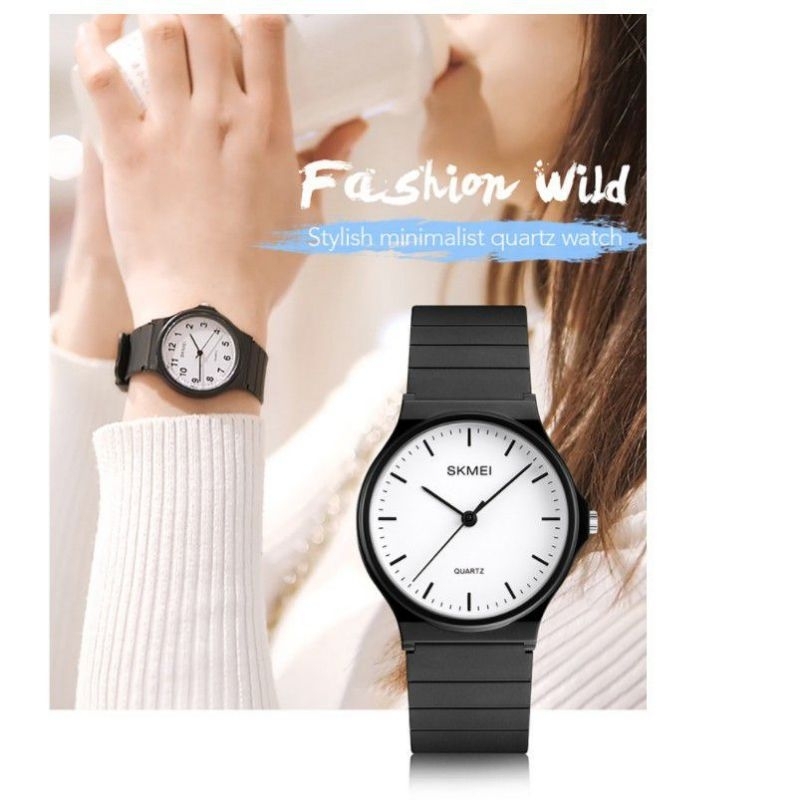 SALE Jam Tangan Pria & Wanita Merk Skmei Model Analog Strap Rubber