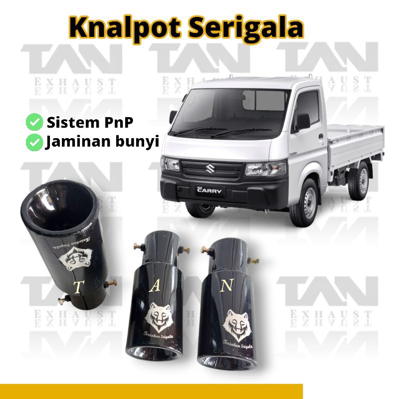 Knalpot Serigala Srigala Sistem PnP Suara Gukk Gukk Untuk Mobil Bensin|| Carry New Tayo, Colt T120ss