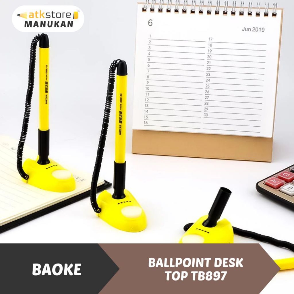 

BAOKE BALLPOINT DESK TOP TB897 0.5 MM BLACK