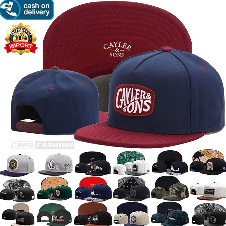 READY Topi cayler dan sons topi Snapback hip hop bordir merek tide untuk pria dan wanita LANY Snapba