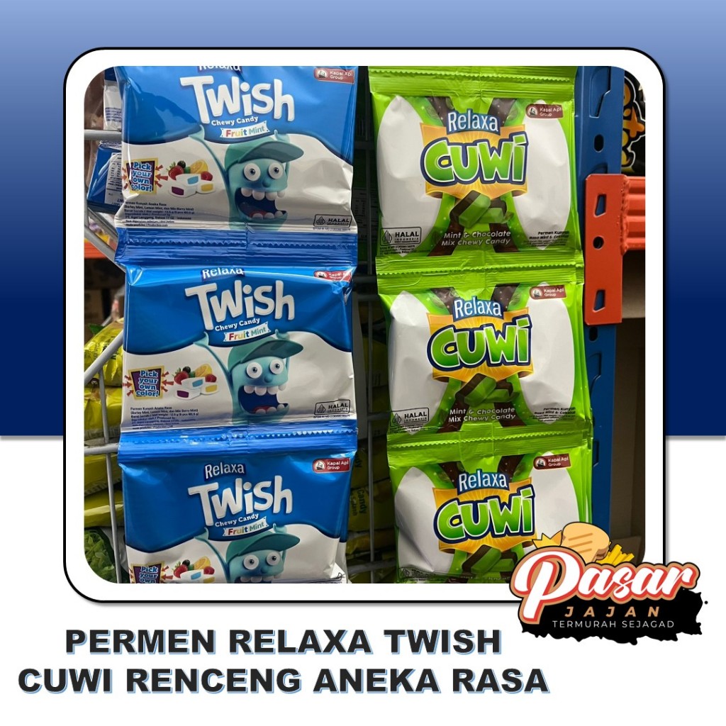 

Permen Relaxa Twish Cuwi Renceng Isi 12,5gr x 10pcs