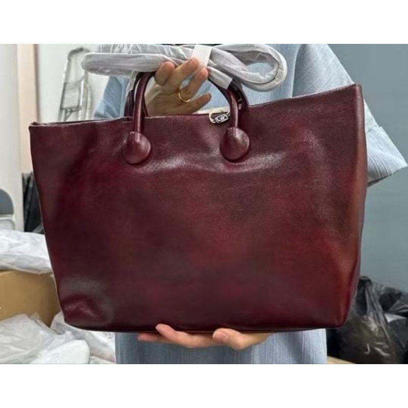 Royal Cuir Tote Maroon