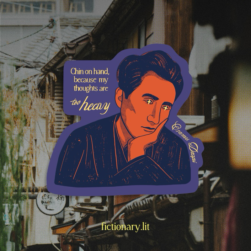 

Osamu Dazai Vinyl Sticker