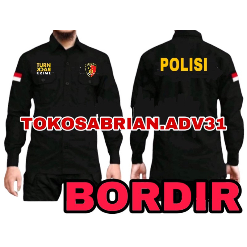 KEMEJA POLISI BAJU POLISI SERAGAM POLISI PDH POLISI