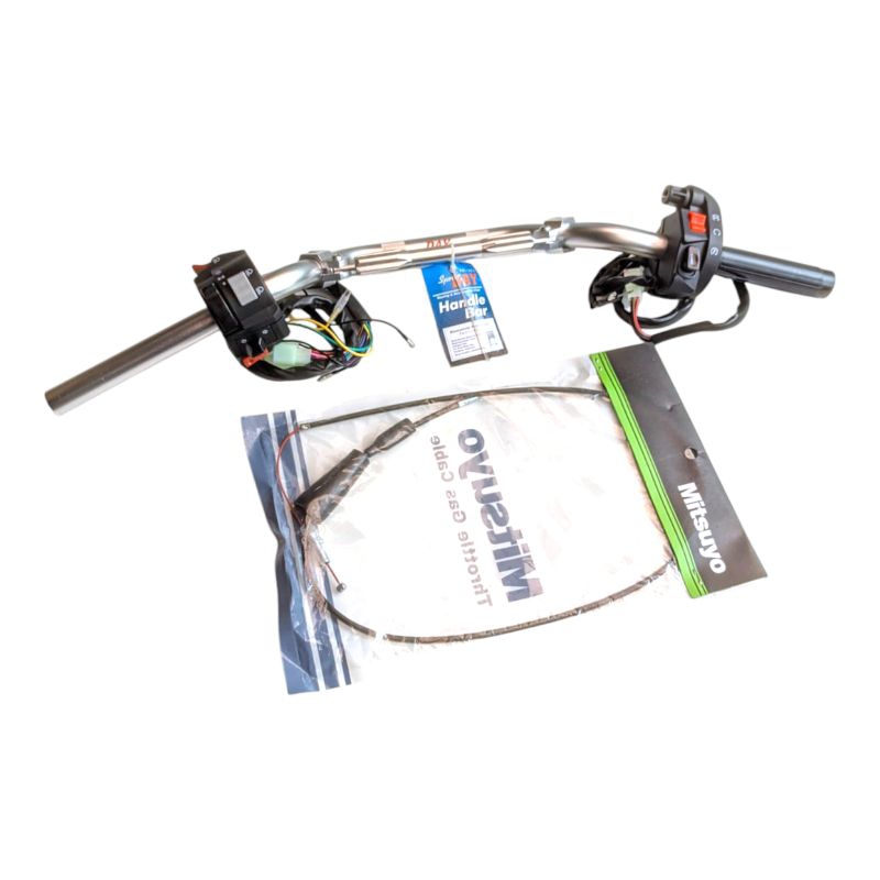 Stang Day Low set Saklar kiri Vixion Mitsuyo set holder Gas kanan KSR