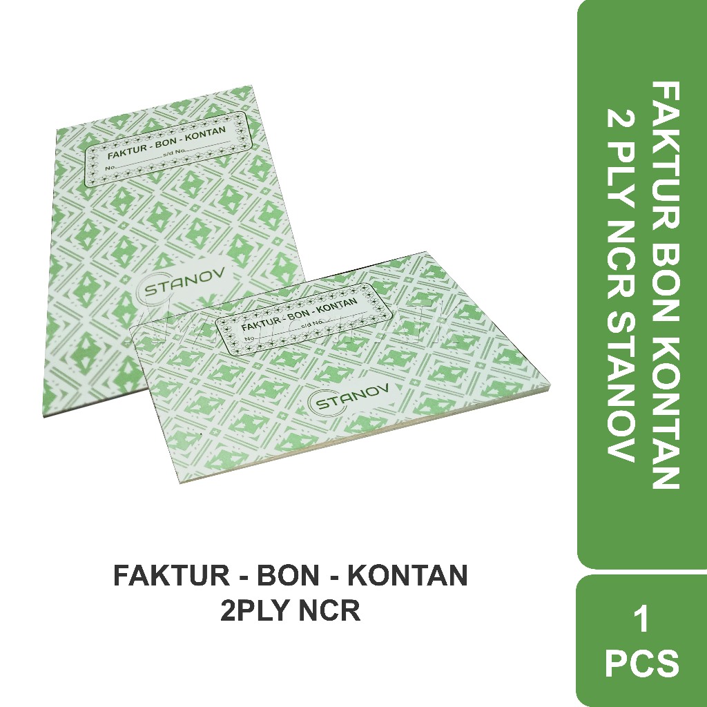 

Faktur Bon Kontan Stanov 2 Ply NCR | 1 Pcs