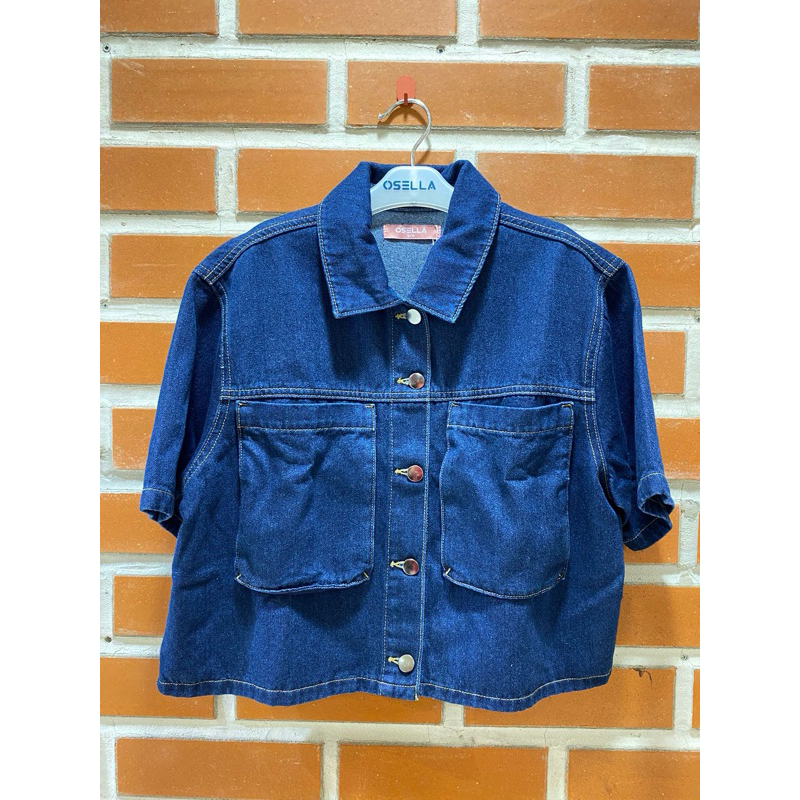 KEMEJA OSELLA WANITA SEMI JEANS BY MATAHARI (S-XL)