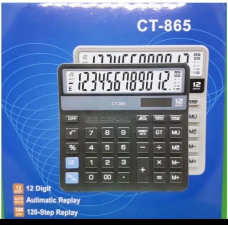 

Kalkulator Citizen CT 865 12 Digit