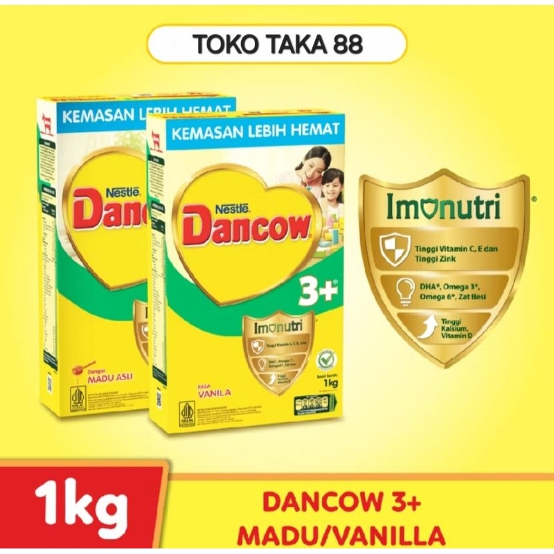 

Nestle dancow 3+ madu vanila 3-5 tahun 1kg