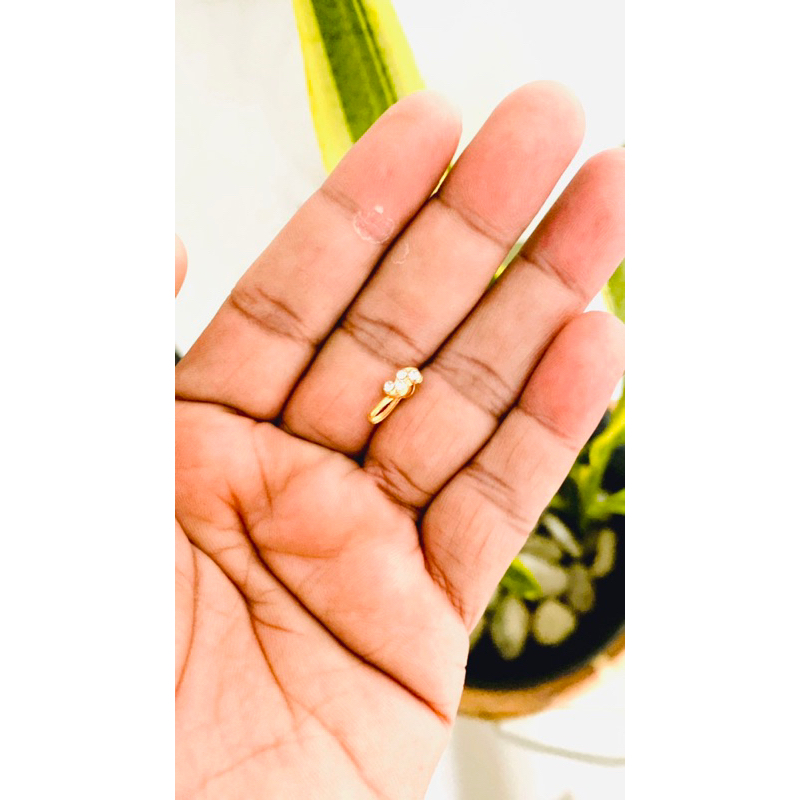 Pin Hidung Jepit (E) Anting Hidung Tanpa Tindik Nyaman Dipakai