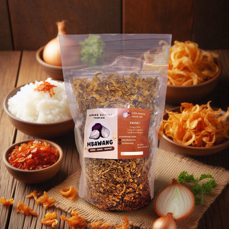 

( Isi Ulang ) Bawang Merah Goreng Premium / Fried Shallots