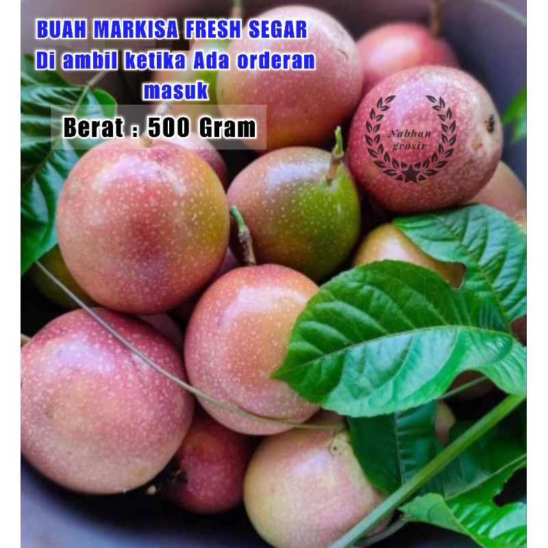 

500 GRAM BUAH MARKISA FRESH SEGAR