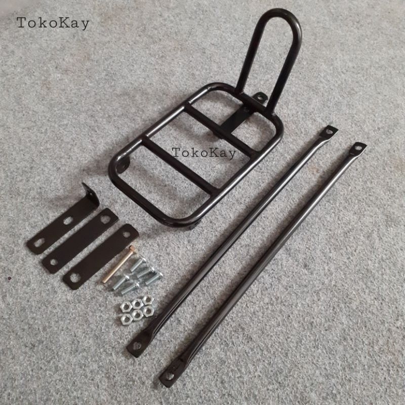 Rak Pannier Depan Sepeda Classic Front Rack Keranjang Sepeda Custom Universal