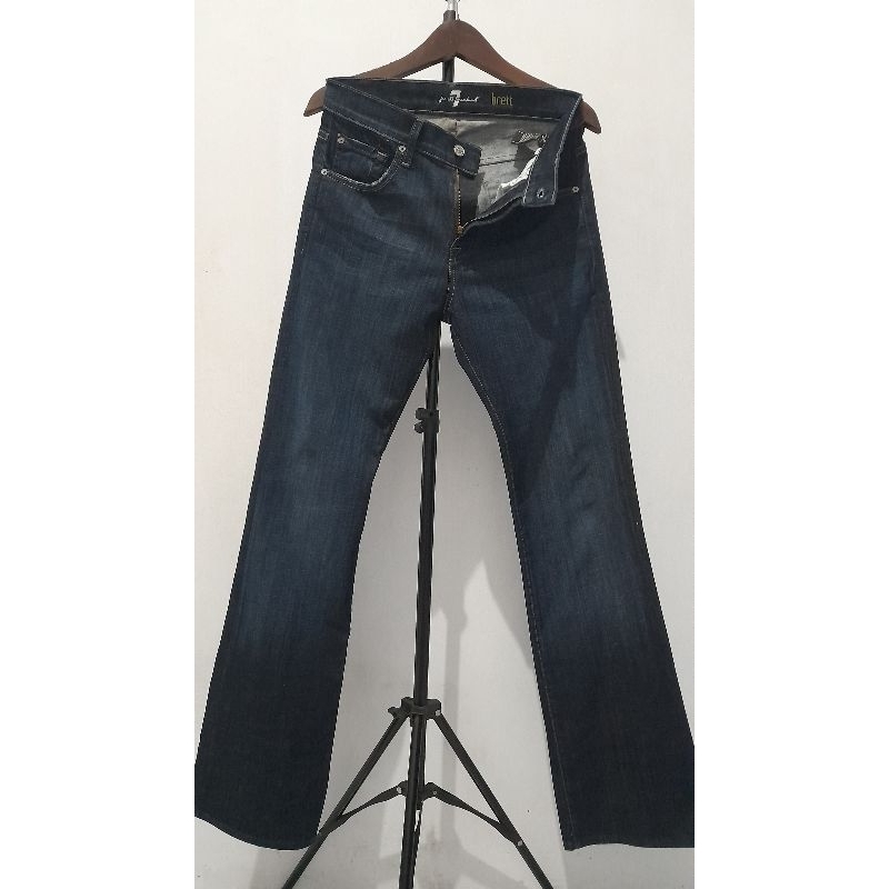 CELANA JEANS 7 FOR ALL MANKIND BLUE WASH SIZE 29-30
