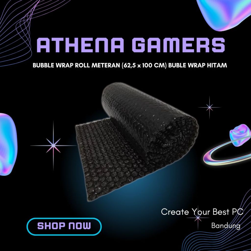 

BUBBLE WRAP ROLL METERAN (62,5 x 100 CM) BUBLE WRAP HITAM