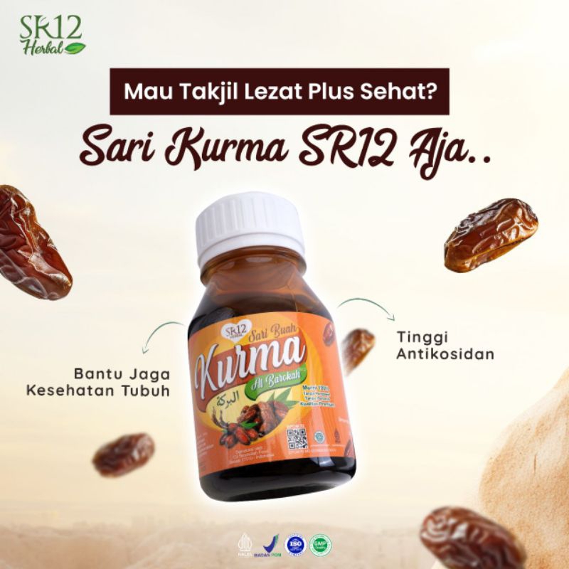 

{Bisa COD} Sari kurma SR12 | dengan kandungan sari kurma 100% tanpa pengawet