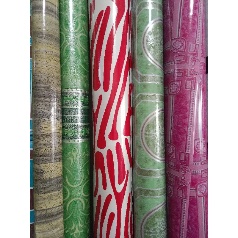 KARPET LANTAI / TIKAR LANTAI PLASTIK / TAPLAK MEJA / VINYL MERK ORCHID ASLI TEBAL, LEBAR 2 METER