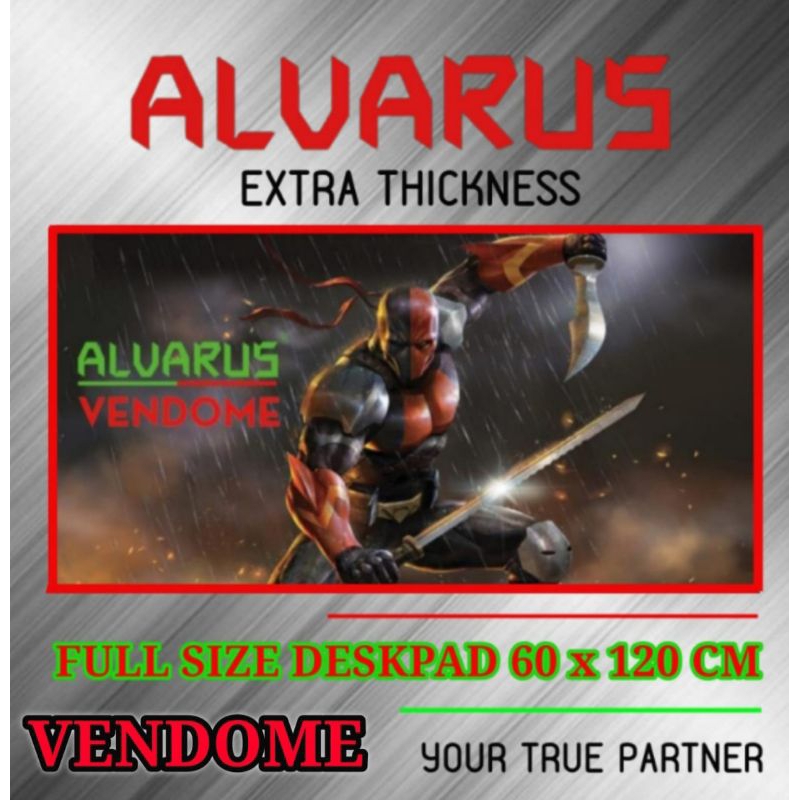 ALVARUS Vendome MOUSEPAD Besar 60 x 120 CM deskpad mousepad Extra besar