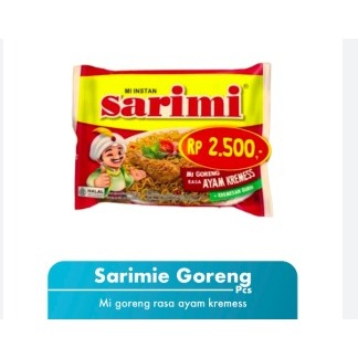 

SARIMI GORENG AYAM KREMES PAKET ISI 4PCS (70GRM*4) MIE INSTAN