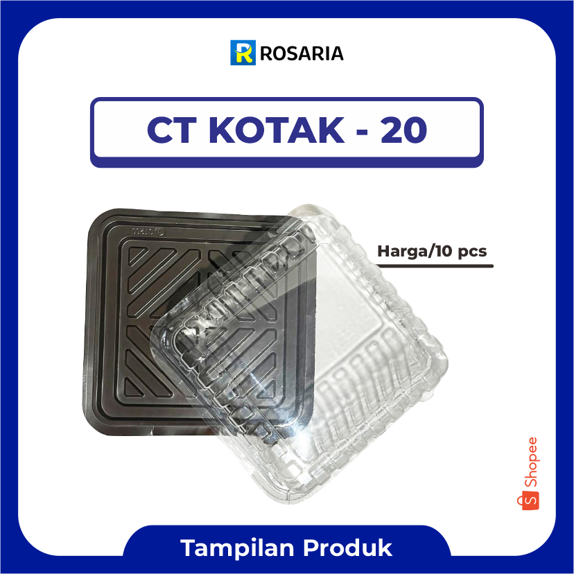 [ 10 pcs ] MIKA CT KOTAK 20 MMP Cake Tray Tumini Tart