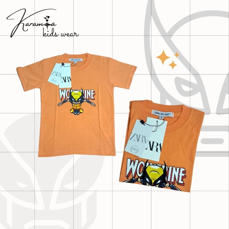 Kaos Anak Wolverine