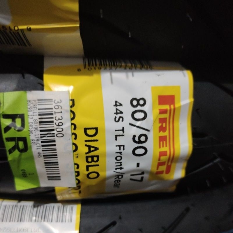 Firelli ban firelli diablo rosso sport ukuran 80/90 ring 17 ban tubles