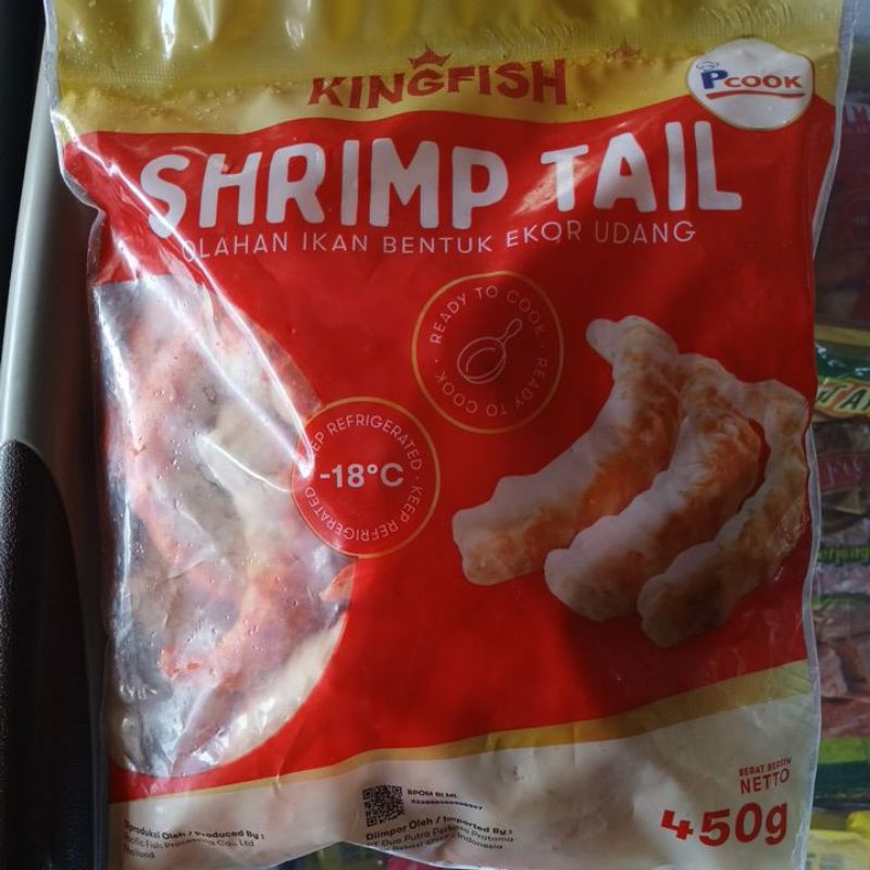 

KINGFISH SHRIMP TAIL OLAHAN IKAN BENTUK EKOR UDANG 450 GRAM