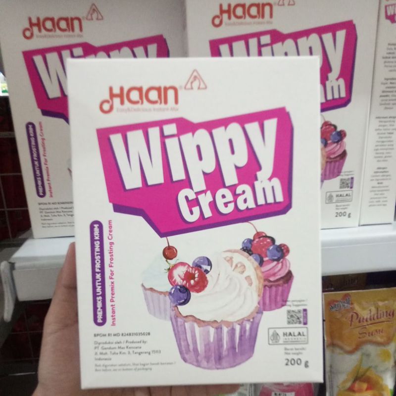 

Haan Wippy Cream berat bersih 200gr