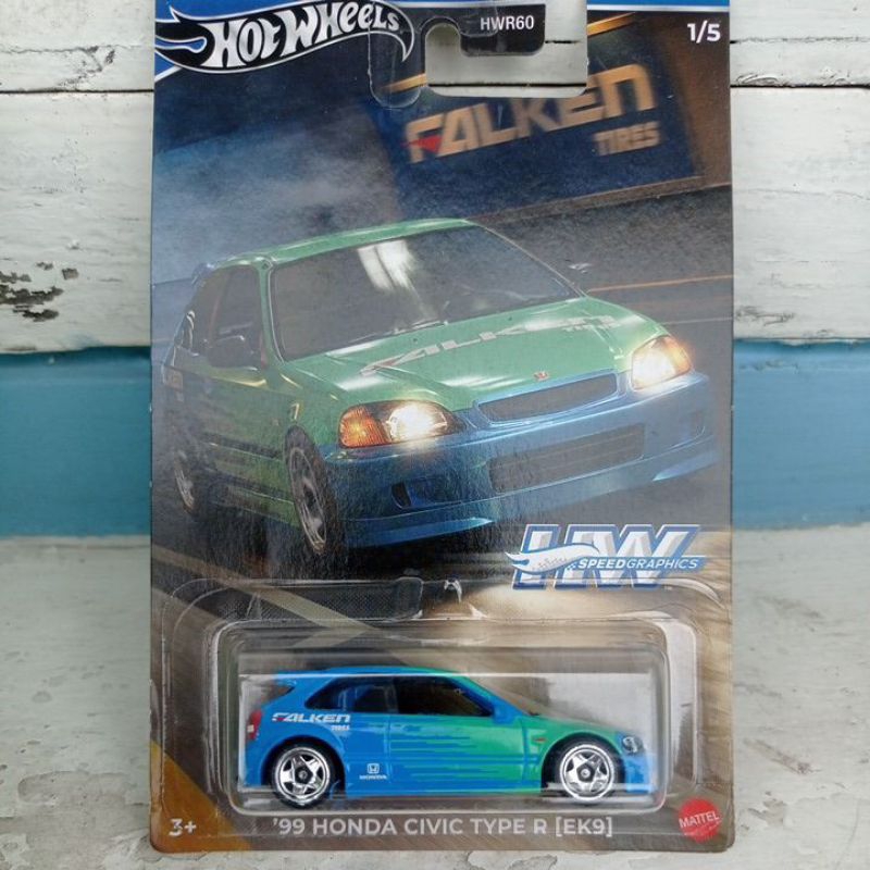 Hot Wheels Honda Civic Falken Type R (EK9)