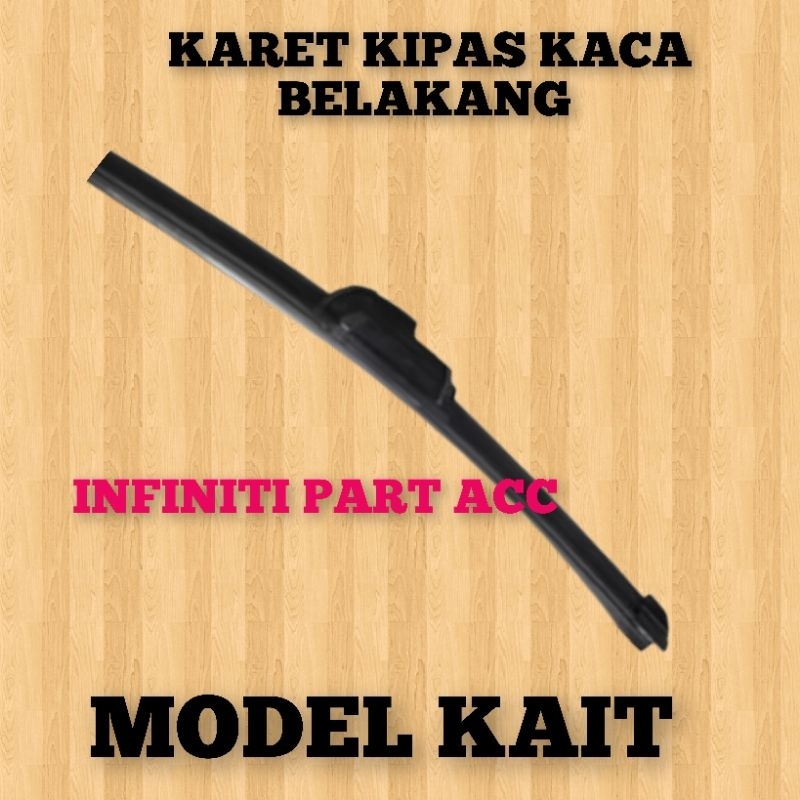 KARET KIPAS KACA BELAKANG WIPER BLADE PISANG KIJANG KAPSUL 7K