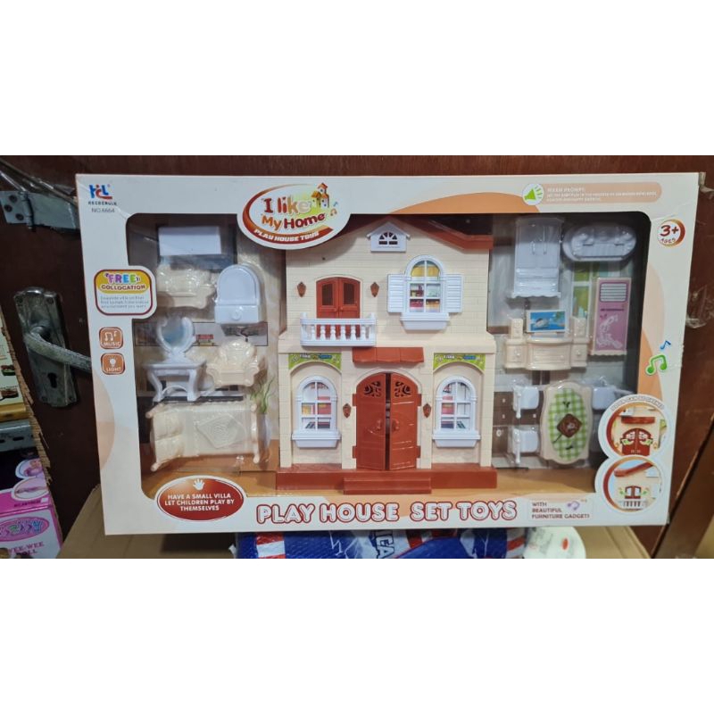 Mainan Rumah Rumahan Play House Set Toys