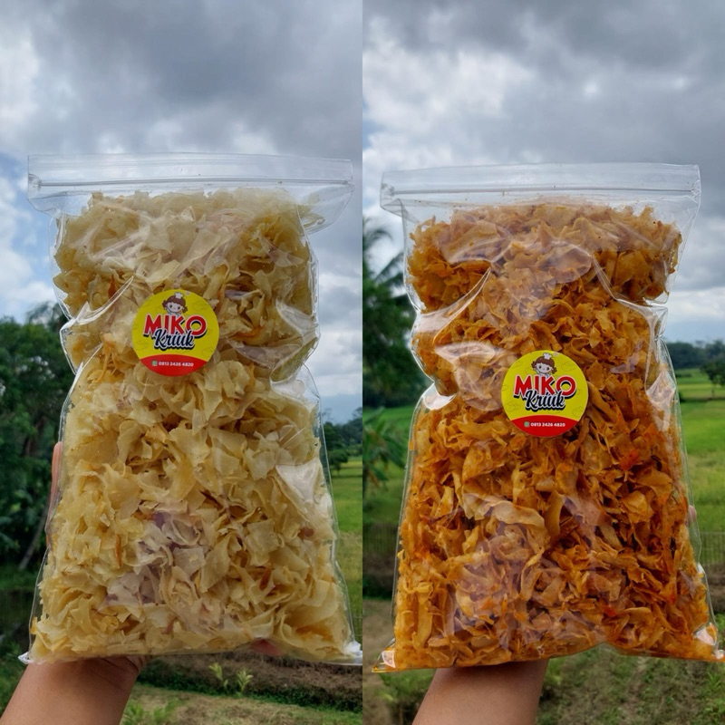 

Snack Keripik Singkong Cireng Crispy Mie Kremes